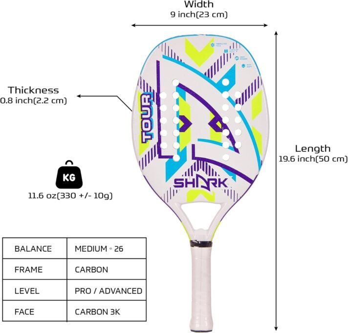 melhor raquete de beach tennis